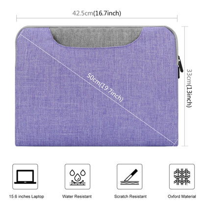 HAWEEL 15.6inch Laptop Handbag, For Macbook, Samsung, Lenovo, Sony, DELL Alienware, CHUWI, ASUS, HP, 15.6 inch and Below Laptops(Purple) - 13.3 inch by HAWEEL | Online Shopping South Africa | PMC Jewellery