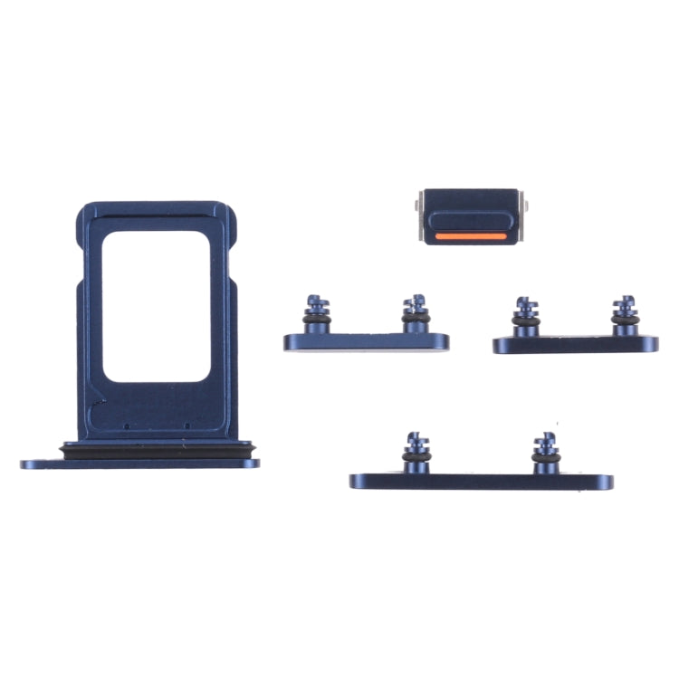 SIM Card Tray + SIM Card Tray + Side Keys for iPhone 13(Blue) - Others by PMC Jewellery | Online Shopping South Africa | PMC Jewellery