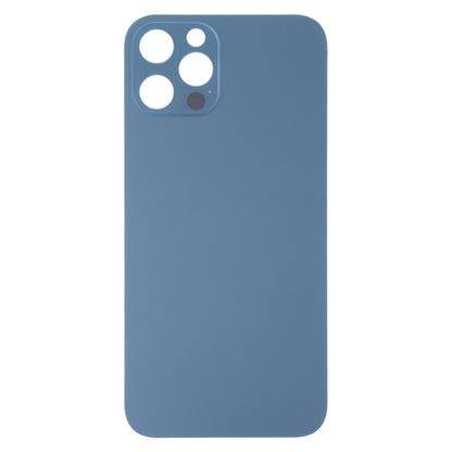 Easy Replacement Big Camera Hole Glass Back Battery Cover for iPhone 13 Pro Max(Blue) - Back Cover by PMC Jewellery | Online Shopping South Africa | PMC Jewellery