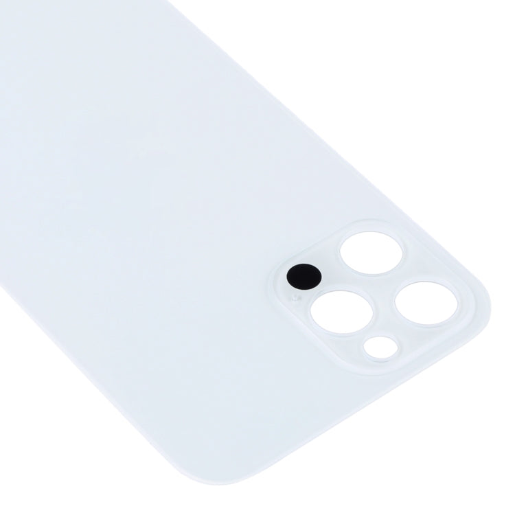 Easy Replacement Big Camera Hole Glass Back Battery Cover for iPhone 13 Pro Max(White) - Back Cover by PMC Jewellery | Online Shopping South Africa | PMC Jewellery