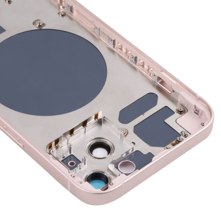 Back Housing Cover with SIM Card Tray & Side  Keys & Camera Lens for iPhone 13(Pink) - Back Cover by PMC TechLife | Online Shopping South Africa | PMC TechLife
