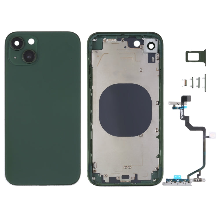 Back Housing Cover with Appearance Imitation of iP14 for iPhone XR(Green) - Back Cover by PMC TechLife | Online Shopping South Africa | PMC TechLife | Buy Now Pay Later Mobicred