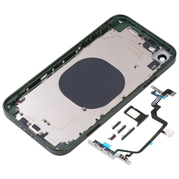 Back Housing Cover with Appearance Imitation of iP14 for iPhone XR(Green) - Back Cover by PMC TechLife | Online Shopping South Africa | PMC TechLife | Buy Now Pay Later Mobicred