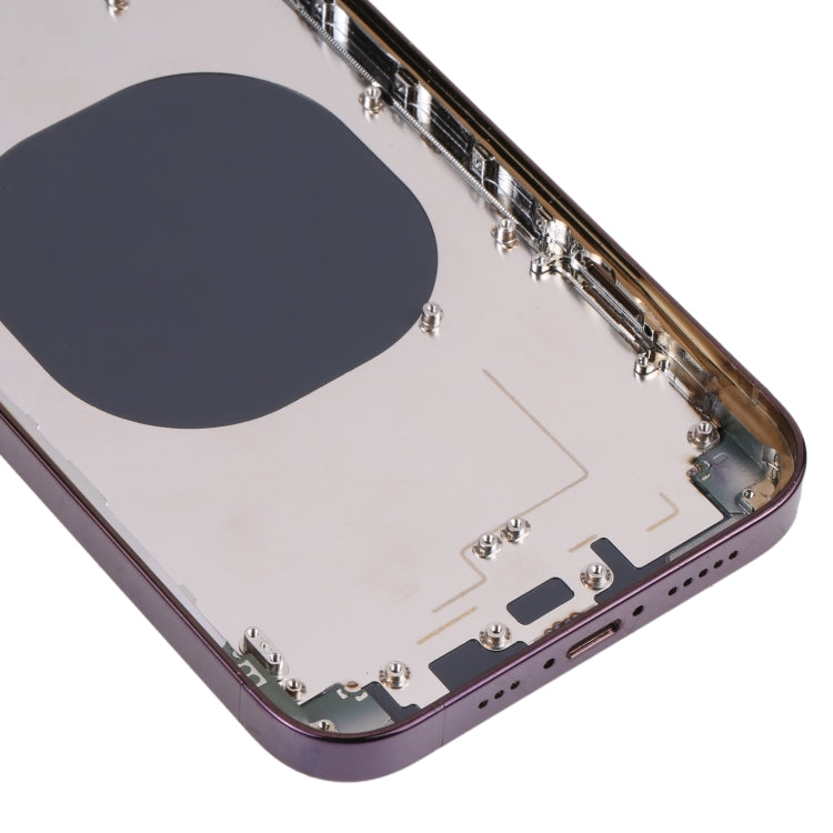 Back Housing Cover with Appearance Imitation of iP14 Pro for iPhone XR(Purple) - free shipping - PMC TechLife - Order now!
