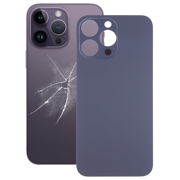 Easy Replacement Big Camera Hole Glass Back Battery Cover for iPhone 14 Pro Max(Purple) -  by PMC Jewellery | Online Shopping South Africa | PMC Jewellery