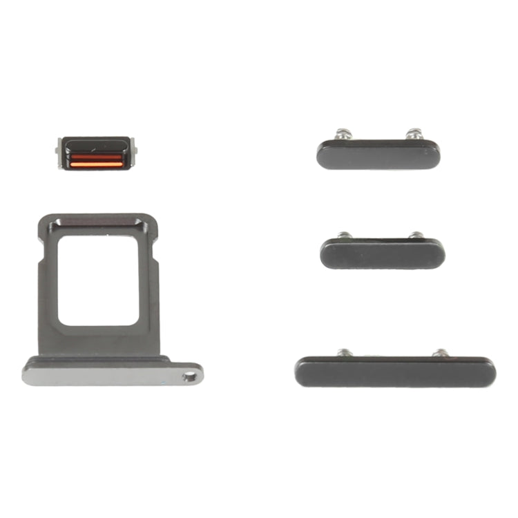 SIM Card Tray + Side Keys for iPhone 14 Pro Max(Black) -  by PMC TechLife | Online Shopping South Africa | PMC TechLife