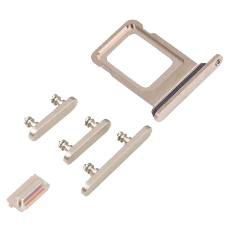 SIM Card Tray + SIM Card Tray + Side Keys for iPhone 14 Pro Max (Gold) -  by PMC Jewellery | Online Shopping South Africa | PMC Jewellery