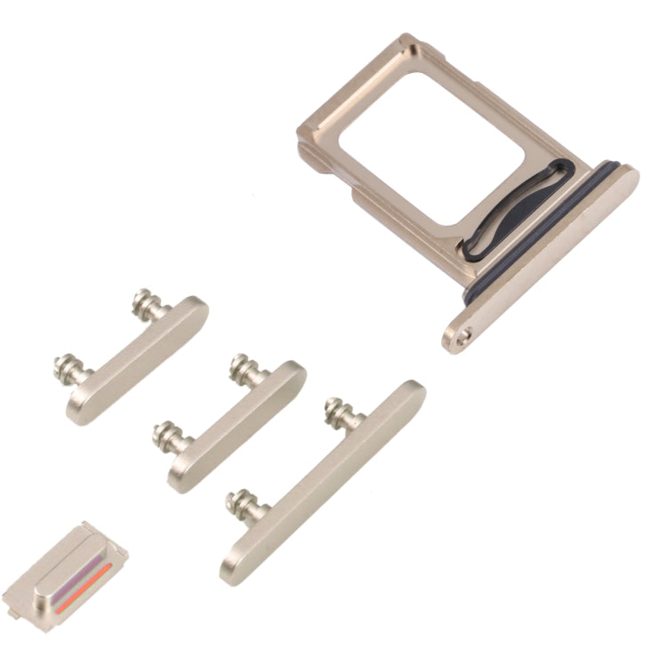 SIM Card Tray + SIM Card Tray + Side Keys for iPhone 14 Pro Max (Gold) -  by PMC TechLife | Online Shopping South Africa | PMC TechLife