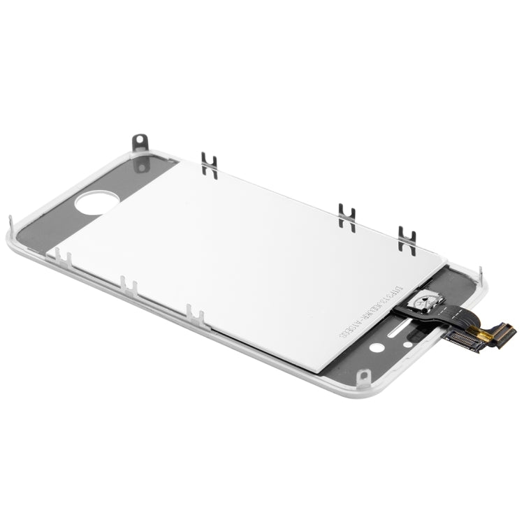 10 PCS Digitizer Assembly (LCD + Frame + Touch Pad) for iPhone 4S(White) - iPhone 4/4S Parts by PMC Jewellery | Online Shopping South Africa | PMC Jewellery