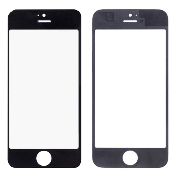 5 PCS Black + 5 PCS White for iPhone 5 & 5S Front Screen Outer Glass Lens - iPhone 5 Parts by PMC Jewellery | Online Shopping South Africa | PMC Jewellery