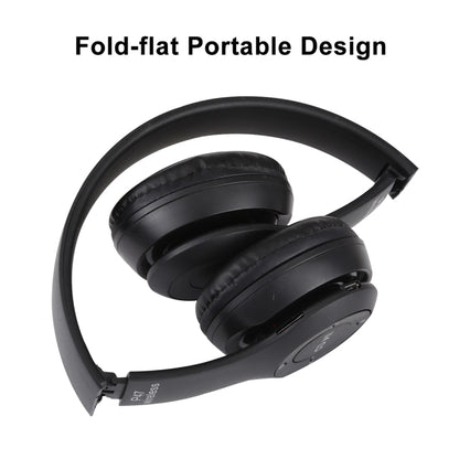 P47 Foldable Wireless Bluetooth Headphone with 3.5mm Audio Jack, Support MP3 / FM / Call(Black) - Headset & Headphone by PMC Jewellery | Online Shopping South Africa | PMC Jewellery