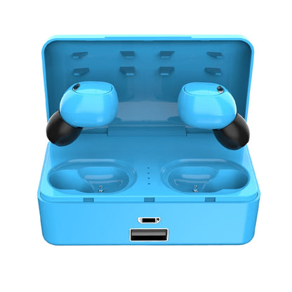 G10 TWS Bluetooth 5.0 Wireless Bluetooth Earphone with Charging Box, Support Digital Display & HD Call & Power Bank(Blue) - TWS Earphone by PMC Jewellery | Online Shopping South Africa | PMC Jewellery