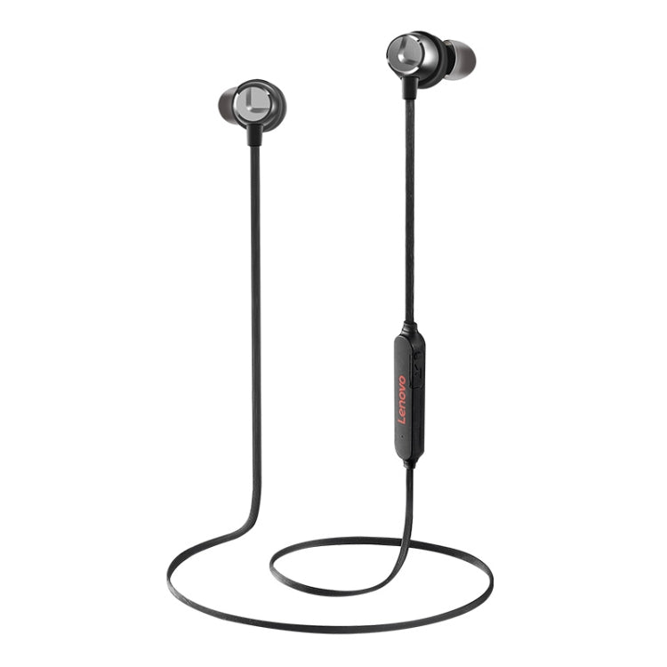 Original Lenovo X1 Magnetic In-Ear Wireless Sports Bluetooth 5.0 Earphone(Black) - Neck-mounted Earphone by Lenovo | Online Shopping South Africa | PMC Jewellery