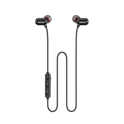 REMAX RB-S11 Lotune Series Wireless Metal Powerbears V5.0 Bluetooth Earphone (Black) - Neck-mounted Earphone by REMAX | Online Shopping South Africa | PMC Jewellery