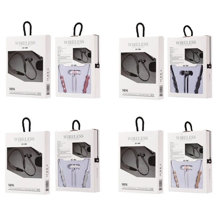 BT-900 Bluetooth 4.2 Hanging Neck Design Bluetooth Headset, Support Music Play & Switching & Volume Control & Answer(Black) - Neck-mounted Earphone by PMC TechLife | Online Shopping South Africa | PMC TechLife
