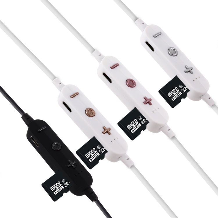 F15 Bluetooth 4.2 Hanging Neck Design Bluetooth Headset, Support Music Play & Switching & Volume Control & Answer(Gold) - Neck-mounted Earphone by PMC TechLife | Online Shopping South Africa | PMC TechLife