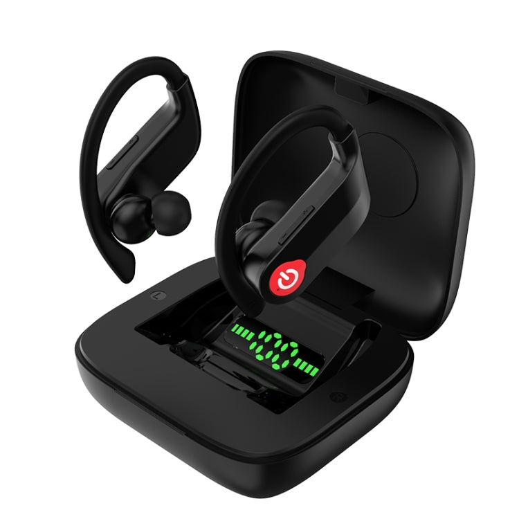 Q83 Wireless Ear-mounted Sports Bluetooth Earphone with Charging Box, Supports Three-screen LED Power Display & Power Bank - Bluetooth Earphone by PMC TechLife | Online Shopping South Africa | PMC TechLife