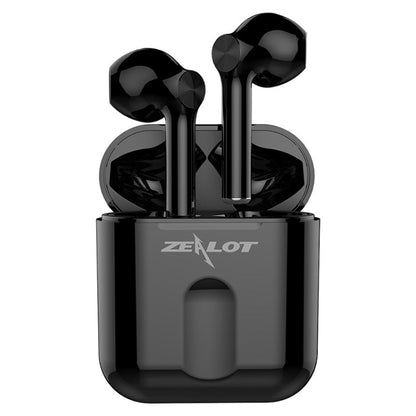 ZEALOT T2 Bluetooth 5.0 TWS Wireless Bluetooth Earphone with Charging Box, Support Touch & Call & Power Display(Black) - TWS Earphone by ZEALOT | Online Shopping South Africa | PMC Jewellery