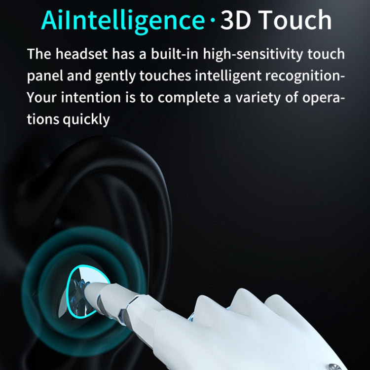 M10 Bluetooth 5.1 TWS Digital Display Wireless Bluetooth Earphone with Charging Box, Support Touch & Siri & Battery Display(Black) - TWS Earphone by PMC TechLife | Online Shopping South Africa | PMC TechLife