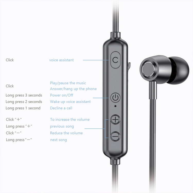 A10 Bluetooth 5.0 Neck-mounted Sport Wireless Bluetooth Earphone (Red) - Neck-mounted Earphone by PMC TechLife | Online Shopping South Africa | PMC TechLife