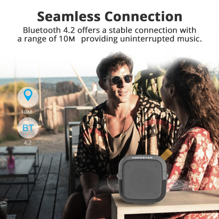 HOPESTAR T5mini Bluetooth 4.2 Portable Mini Wireless Bluetooth Speaker (Grey) - Mini Speaker by HOPESTAR | Online Shopping South Africa | PMC Jewellery