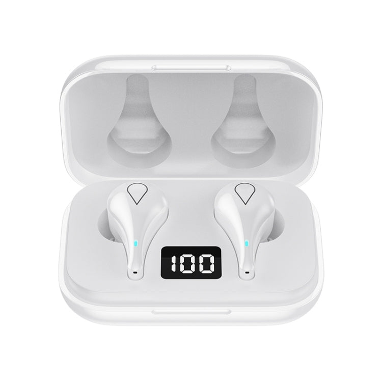 Lenovo LP3 Bluetooth 5.0 TWS Wireless Earphone with Charging Box & LED Display(White) - Bluetooth Earphone by Lenovo | Online Shopping South Africa | PMC Jewellery