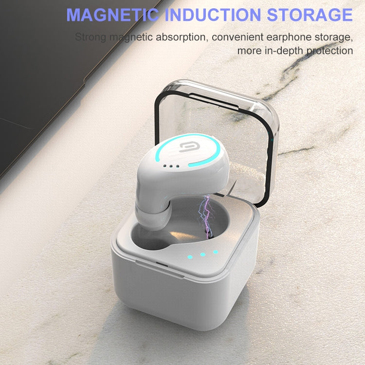 M-B8 Bluetooth 5.0 Mini Invisible In-ear Stereo Wireless Bluetooth Earphone with Charging Box (Black) - TWS Earphone by PMC TechLife | Online Shopping South Africa | PMC TechLife