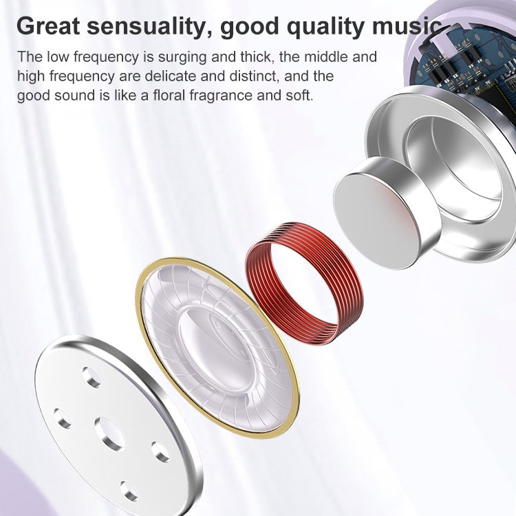 Mijiaer TN22 Bluetooth 5.1 True Wireless Stereo Bluetooth Earphone(White) - TWS Earphone by PMC TechLife | Online Shopping South Africa | PMC TechLife