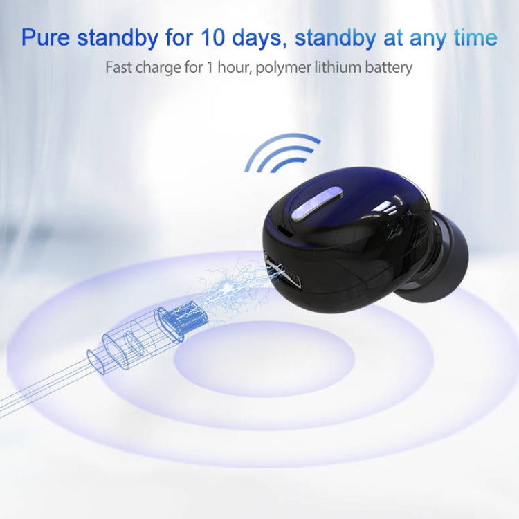 X9 Wireless Bluetooth 5.0 Mini In-Ear Unilateral Earphone(White) - Bluetooth Earphone by PMC TechLife | Online Shopping South Africa | PMC TechLife