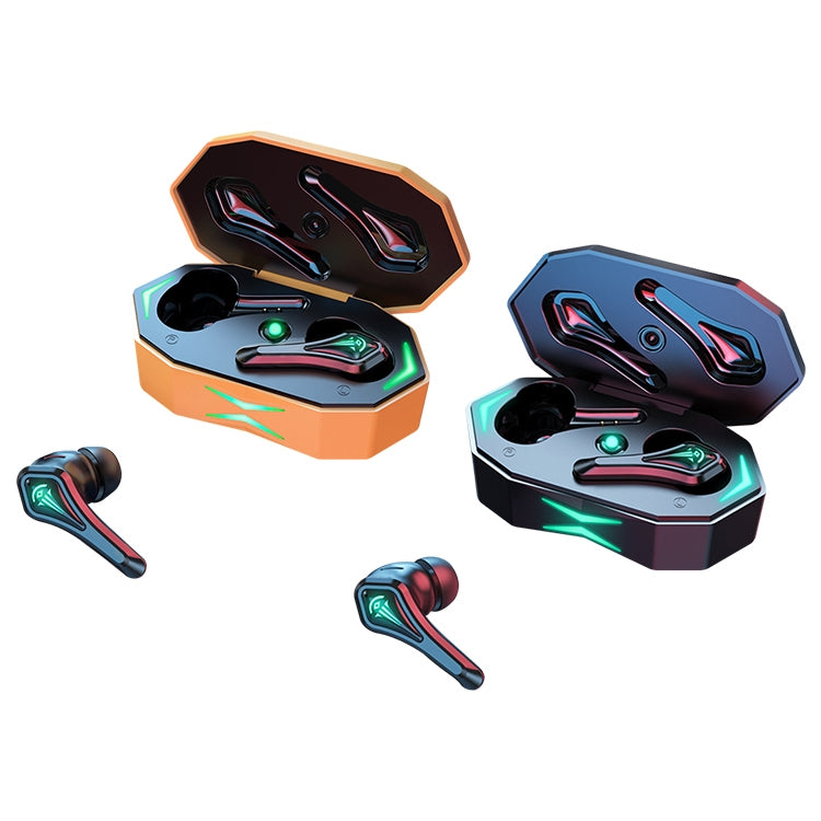 TWS-A10 Wireless Bluetooth Earphone with Charging Compartment(Black) - Bluetooth Earphone by PMC TechLife | Online Shopping South Africa | PMC TechLife
