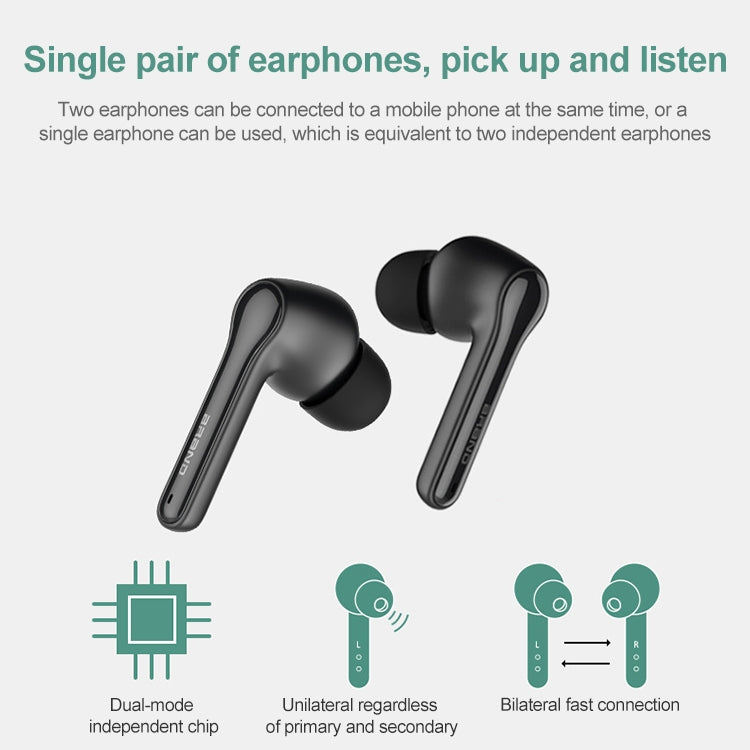 ETE-51 TWS In-Ear Wireless Touch Control Bluetooth 5.0 Sports Earphones (Black) - TWS Earphone by PMC Jewellery | Online Shopping South Africa | PMC Jewellery