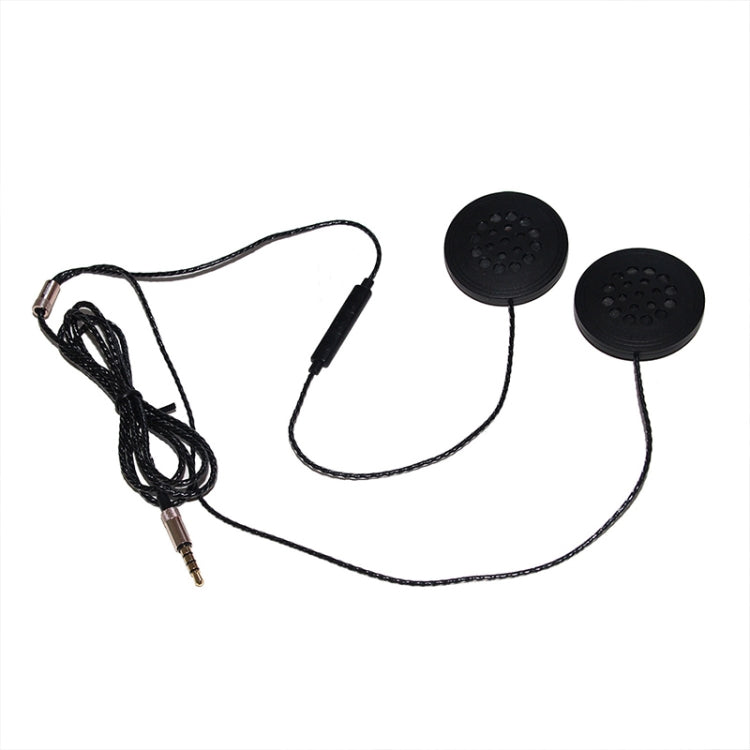 T33 3.5mm Interface Music Call Motorcycle Helmet Wired Headphone, Length: 1.2m - Normal Style Earphone by PMC TechLife | Online Shopping South Africa | PMC TechLife