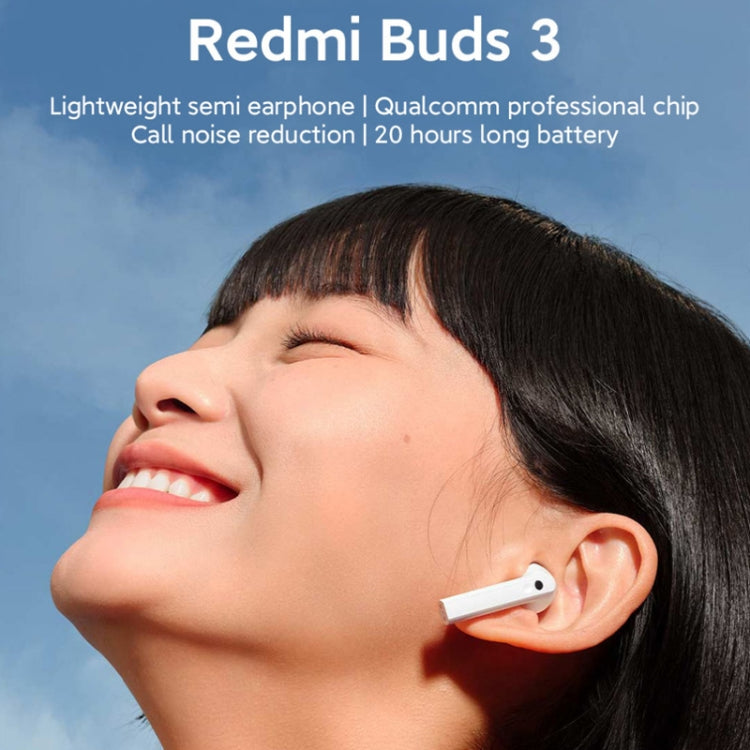 Original Xiaomi Redmi Buds 3 TWS Dual Mic Noise Reduction Bluetooth Earphone (White) - TWS Earphone by Xiaomi | Online Shopping South Africa | PMC Jewellery