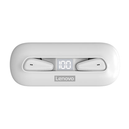 Lenovo LivePods XT95 Ultra-thin Portable Wireless Bluetooth 5.0 Earphones with Charging Box (White) - Bluetooth Earphone by Lenovo | Online Shopping South Africa | PMC Jewellery