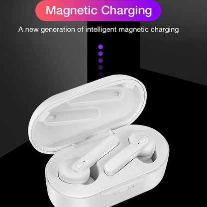 DT-5 IPX Waterproof Bluetooth 5.0 Wireless Bluetooth Earphone with Magnetic Charging Box, Support Call & Power Bank Function(Green) - Bluetooth Earphone by PMC Jewellery | Online Shopping South Africa | PMC Jewellery