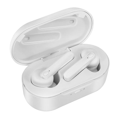 DT-5 IPX Waterproof Bluetooth 5.0 Wireless Bluetooth Earphone with Magnetic Charging Box, Support Call & Power Bank Function(White) - Bluetooth Earphone by PMC Jewellery | Online Shopping South Africa | PMC Jewellery