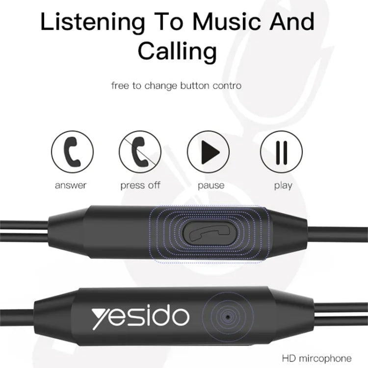 Yesido YH23 3.5mm In-Ear Wired Earphone, Length: 1.2m - In Ear Wired Earphone by Yesido | Online Shopping South Africa | PMC Jewellery