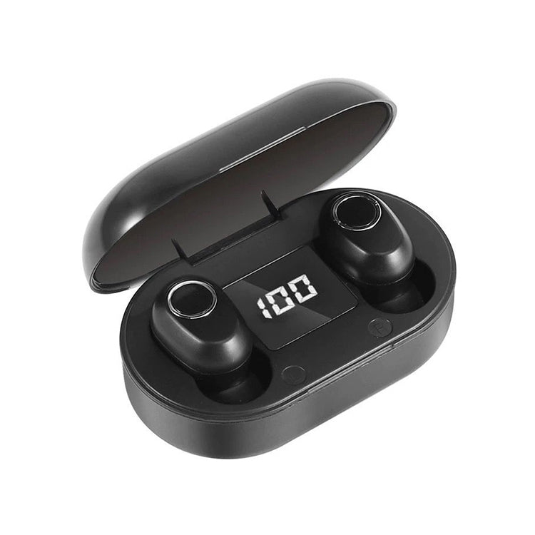 DT-13 Wireless Two Ear Bluetooth Headset Supports Touch & Smart Magnetic Charging(Black) - Bluetooth Earphone by PMC Jewellery | Online Shopping South Africa | PMC Jewellery