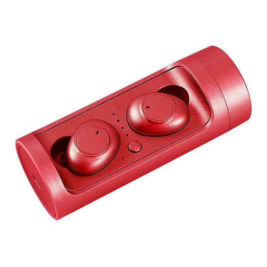 DT-15 Wireless Two Ear Bluetooth Headset Supports Touch & Smart Magnetic Charging & Power On Automatic Pairing (Red) - Bluetooth Earphone by PMC Jewellery | Online Shopping South Africa | PMC Jewellery