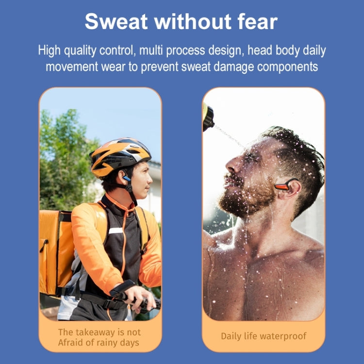 M-D8 IPX5 Waterproof Bone Passage Bluetooth Hanging Ear Wireless Earphone (Green) - Bluetooth Earphone by PMC TechLife | Online Shopping South Africa | PMC TechLife