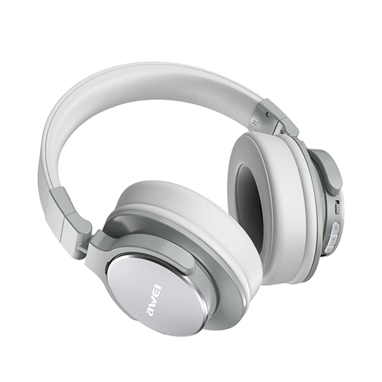 awei A710BL Foldable ANC Noise Cancelling Bluetooth Wireless Headset (Grey) - Headset & Headphone by awei | Online Shopping South Africa | PMC Jewellery