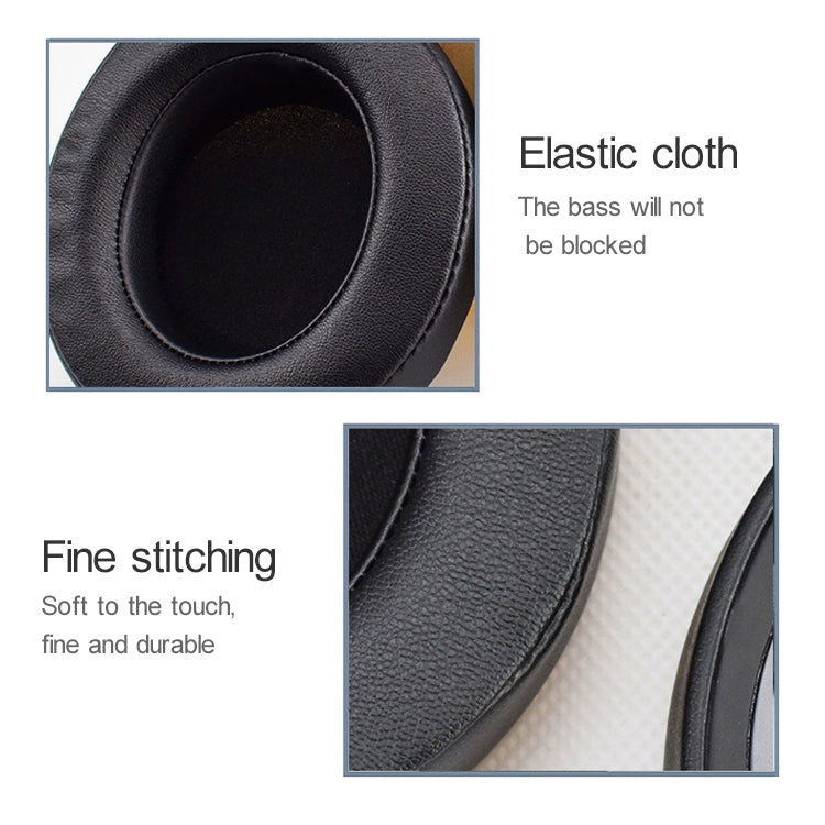 2 PCS For Razer Kraken 7.1 V2 Pro Headphone Cushion Sponge Black Net Cover Earmuffs Replacement Earpads - Earmuff & Pad by PMC TechLife | Online Shopping South Africa | PMC TechLife