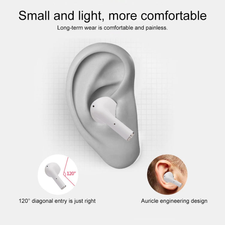 Pro 8 In-ear Touch Digital Display TWS Mini Wireless Bluetooth Earphone (White) - TWS Earphone by PMC Jewellery | Online Shopping South Africa | PMC Jewellery