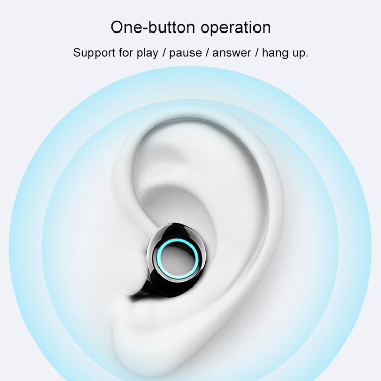 S5 Twins Sports Magnetic Ear-in TWS Bluetooth V5.0 Wireless Earphones(Gold) - TWS Earphone by PMC TechLife | Online Shopping South Africa | PMC TechLife