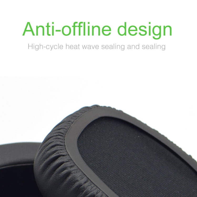 For JBL J88 / J88I / j88A Headphones Leather + Memory Foam Soft Earphone Protective Cover Earmuffs, One Pair (Black) - Earmuff & Pad by PMC TechLife | Online Shopping South Africa | PMC TechLife