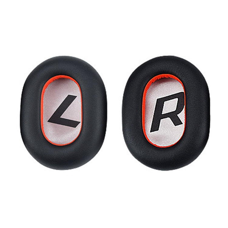 For Plantronics Backbeat Pro 2 / Voyager 8200UC Earphone Cushion Cover Earmuffs Replacement Earpads(Black) - Earmuff & Pad by PMC TechLife | Online Shopping South Africa | PMC TechLife
