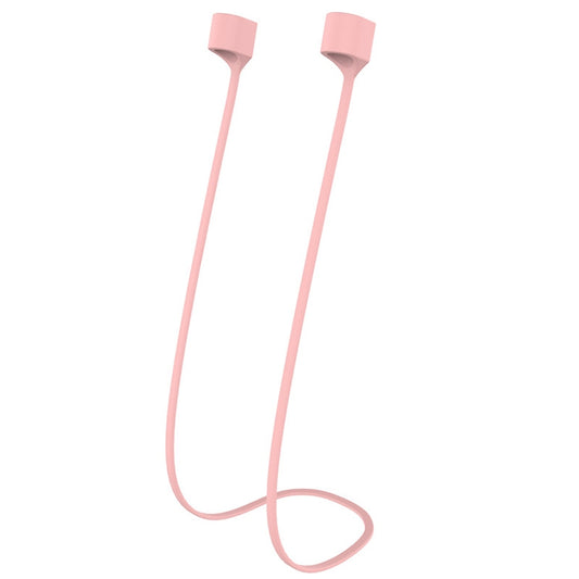 Wireless Bluetooth Headset Anti-lost Rope Magnetic Silicone Lanyard for Apple AirPods 1 / 2(Pink) - Anti-lost & Holder by PMC Jewellery | Online Shopping South Africa | PMC Jewellery