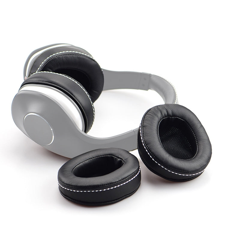 2 PCS For DENON AH-D600 / AH-D7100 Soft Sponge Earphone Protective Cover Earmuffs(Black Brown) - Earmuff & Pad by PMC TechLife | Online Shopping South Africa | PMC TechLife