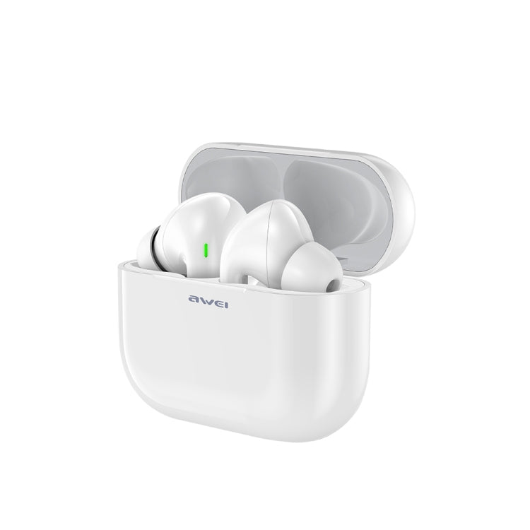 awei T29 Bluetooth V5.0 TWS True Wireless Sports Headset with Charging Case(White) - TWS Earphone by awei | Online Shopping South Africa | PMC Jewellery
