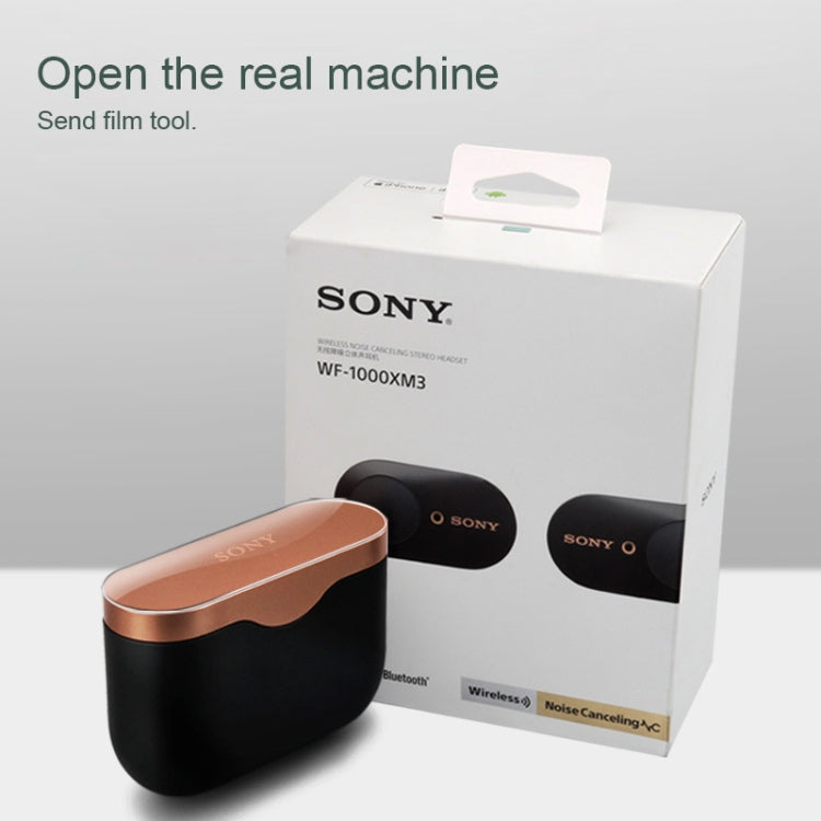 For Sony WF-1000XM3 Bluetooth Earphone Transparent Protective Sticker - Protective Sticker by PMC TechLife | Online Shopping South Africa | PMC TechLife | Buy Now Pay Later Mobicred